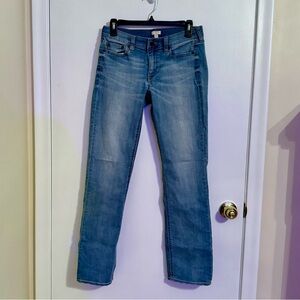 J Crew Women’s Straight Leg Stretch Jeans Size 26S